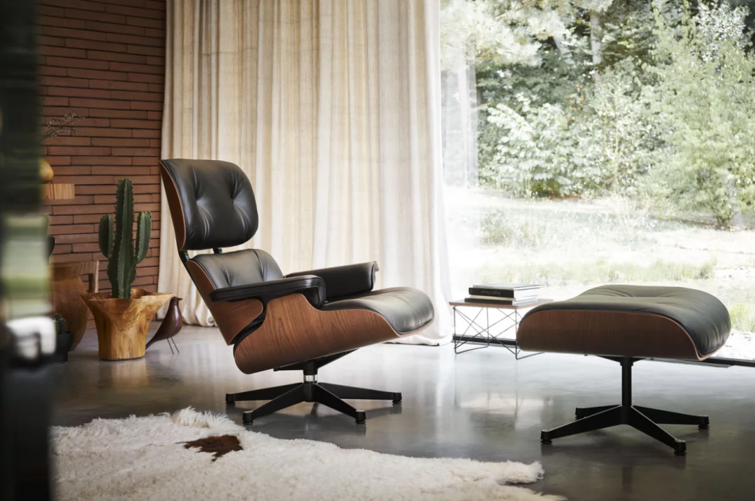 Vitra Eames Lounge Chair en Ottoman