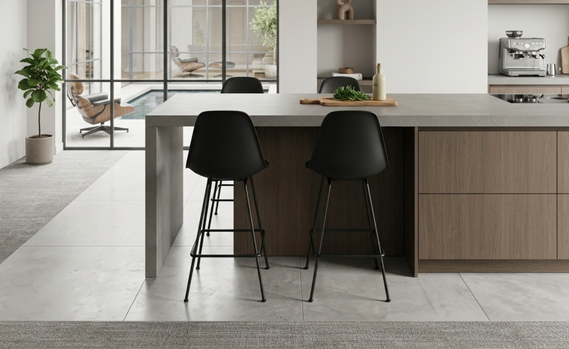 Stoel Eames barkruk